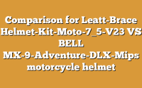 Comparison for Leatt-Brace Helmet-Kit-Moto-7_5-V23 VS BELL MX-9-Adventure-DLX-Mips motorcycle helmet
