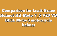 Comparison for Leatt-Brace Helmet-Kit-Moto-7_5-V23 VS BELL Moto-3 motorcycle helmet