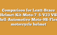 Comparison for Leatt-Brace Helmet-Kit-Moto-7_5-V23 VS Bell-Automotive Moto-9S-Flex motorcycle helmet