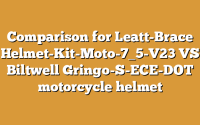 Comparison for Leatt-Brace Helmet-Kit-Moto-7_5-V23 VS Biltwell Gringo-S-ECE-DOT motorcycle helmet
