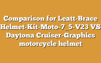 Comparison for Leatt-Brace Helmet-Kit-Moto-7_5-V23 VS Daytona Cruiser-Graphics motorcycle helmet