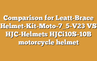 Comparison for Leatt-Brace Helmet-Kit-Moto-7_5-V23 VS HJC-Helmets HJCi10S-10B motorcycle helmet