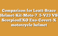 Comparison for Leatt-Brace Helmet-Kit-Moto-7_5-V23 VS ScorpionEXO Exo-Covert-X motorcycle helmet