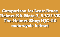 Comparison for Leatt-Brace Helmet-Kit-Moto-7_5-V23 VS The-Helmet-Shop HJC-i10 motorcycle helmet