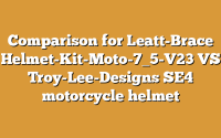Comparison for Leatt-Brace Helmet-Kit-Moto-7_5-V23 VS Troy-Lee-Designs SE4 motorcycle helmet
