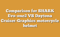 Comparison for SHARK Evo-one2 VS Daytona Cruiser-Graphics motorcycle helmet