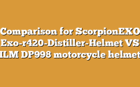 Comparison for ScorpionEXO Exo-r420-Distiller-Helmet VS ILM DP998 motorcycle helmet