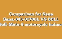 Comparison for Sena Sena-843-01700L VS BELL Bell-Moto-9 motorcycle helmet