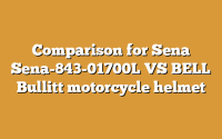 Comparison for Sena Sena-843-01700L VS BELL Bullitt motorcycle helmet