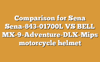 Comparison for Sena Sena-843-01700L VS BELL MX-9-Adventure-DLX-Mips motorcycle helmet