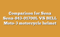 Comparison for Sena Sena-843-01700L VS BELL Moto-3 motorcycle helmet