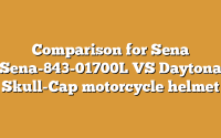 Comparison for Sena Sena-843-01700L VS Daytona Skull-Cap motorcycle helmet
