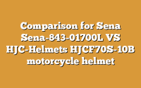 Comparison for Sena Sena-843-01700L VS HJC-Helmets HJCF70S-10B motorcycle helmet