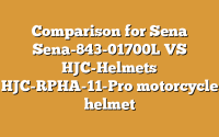 Comparison for Sena Sena-843-01700L VS HJC-Helmets HJC-RPHA-11-Pro motorcycle helmet