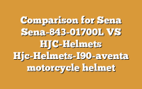 Comparison for Sena Sena-843-01700L VS HJC-Helmets Hjc-Helmets-I90-aventa motorcycle helmet