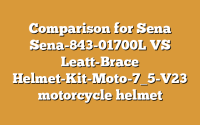Comparison for Sena Sena-843-01700L VS Leatt-Brace Helmet-Kit-Moto-7_5-V23 motorcycle helmet