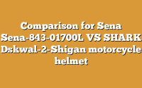 Comparison for Sena Sena-843-01700L VS SHARK Dskwal-2-Shigan motorcycle helmet