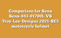 Comparison for Sena Sena-843-01700L VS Troy-Lee-Designs 2021-SE5 motorcycle helmet