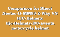 Comparison for Shoei Neotec-II-MM93-2-Way VS HJC-Helmets Hjc-Helmets-I90-aventa motorcycle helmet