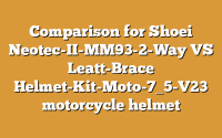 Comparison for Shoei Neotec-II-MM93-2-Way VS Leatt-Brace Helmet-Kit-Moto-7_5-V23 motorcycle helmet