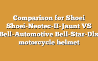 Comparison for Shoei Shoei-Neotec-II-Jaunt VS Bell-Automotive Bell-Star-Dlx motorcycle helmet
