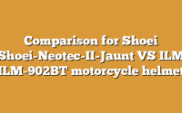 Comparison for Shoei Shoei-Neotec-II-Jaunt VS ILM ILM-902BT motorcycle helmet