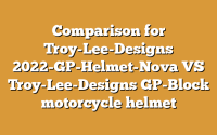 Comparison for Troy-Lee-Designs 2022-GP-Helmet-Nova VS Troy-Lee-Designs GP-Block motorcycle helmet