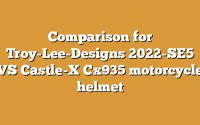 Comparison for Troy-Lee-Designs 2022-SE5 VS Castle-X Cx935 motorcycle helmet