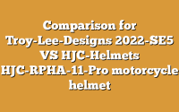 Comparison for Troy-Lee-Designs 2022-SE5 VS HJC-Helmets HJC-RPHA-11-Pro motorcycle helmet