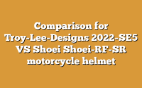 Comparison for Troy-Lee-Designs 2022-SE5 VS Shoei Shoei-RF-SR motorcycle helmet