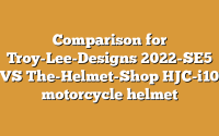 Comparison for Troy-Lee-Designs 2022-SE5 VS The-Helmet-Shop HJC-i10 motorcycle helmet