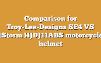 Comparison for Troy-Lee-Designs SE4 VS 1Storm HJDJ11ABS motorcycle helmet