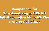 Comparison for Troy-Lee-Designs SE4 VS Bell-Automotive Moto-9S-Flex motorcycle helmet