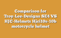 Comparison for Troy-Lee-Designs SE4 VS HJC-Helmets Hjci10s-10b motorcycle helmet