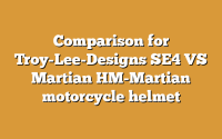 Comparison for Troy-Lee-Designs SE4 VS Martian HM-Martian motorcycle helmet