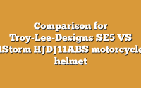 Comparison for Troy-Lee-Designs SE5 VS 1Storm HJDJ11ABS motorcycle helmet