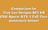 Comparison for Troy-Lee-Designs SE5 VS CRG-Sports ATV-1-Full-Face motorcycle helmet