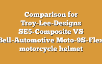 Comparison for Troy-Lee-Designs SE5-Composite VS Bell-Automotive Moto-9S-Flex motorcycle helmet