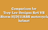 Comparison for Troy-Lee-Designs Se4 VS 1Storm HJDJ11ABS motorcycle helmet