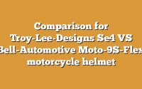 Comparison for Troy-Lee-Designs Se4 VS Bell-Automotive Moto-9S-Flex motorcycle helmet