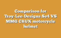 Comparison for Troy-Lee-Designs Se4 VS MMG CRUX motorcycle helmet