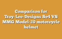 Comparison for Troy-Lee-Designs Se4 VS MMG Model-20 motorcycle helmet