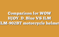 Comparison for WOW HJOY_D_Blue VS ILM ILM-902BT motorcycle helmet