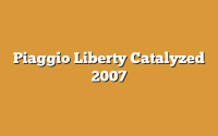 Piaggio Liberty Catalyzed 2007