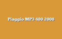 Piaggio MP3 400 2008