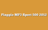 Piaggio MP3 Sport 500 2012