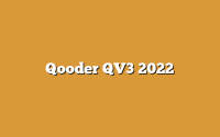 Qooder QV3 2022