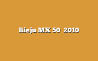 Rieju MX 50   2010