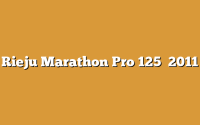 Rieju Marathon Pro 125   2011