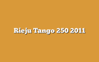 Rieju Tango 250 2011